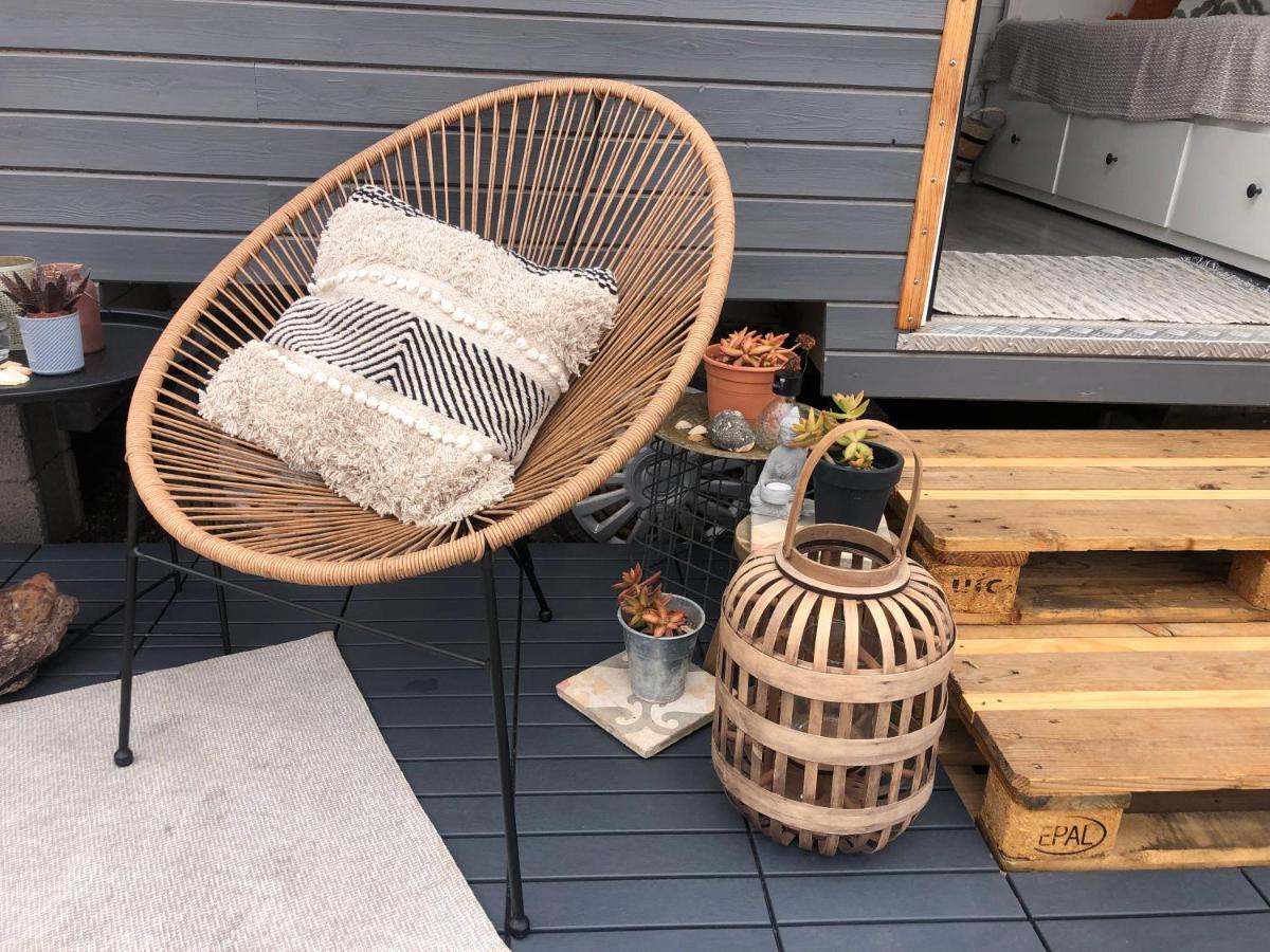 Tinyhouse Luna With Ac, Bbq And Beautiful View La Vegueta Exterior foto